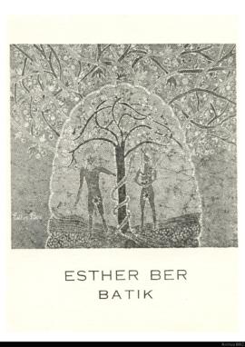 Catálogo de la exposición &quot;Esther Ber: batik&quot;