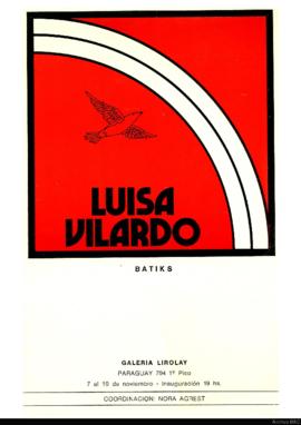 Catálogo de la exposición &quot;Luisa Vilardo: batiks&quot;