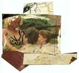 Collage [Mujer con dos hombres adolescentes]