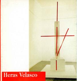 Folleto &quot;Heras Velasco&quot; de la exposición individual de la artista en el British Arts Ce...