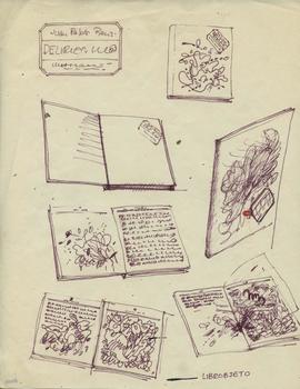 Bocetos para el libro de artista &quot;Delirios en Cuervanaca&quot;