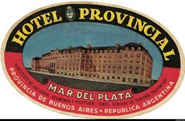 Folleto dle  Hotel Provincial Mar del Plata