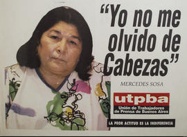 Afiche político de la Unión de Trabajadores de Prensa de Buenos Aires &quot;Yo no me olvido de Ca...
