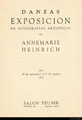 Exposición de fotografías artísticas de Annemarie Heinrich