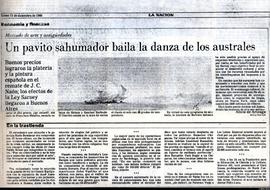 Avisos de exposiciones del diario La Nación titulados &quot;En la trastienda&quot; (copia)
