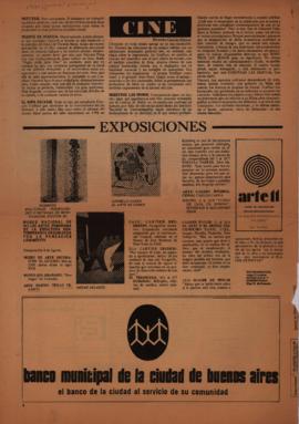Aviso de exposición de la revista Arte Informa Nº 7 &quot;Arte Nuevo: Heras Velasco&quot;