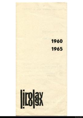 Folleto de la exposición &quot;Los cinco primeros años de Lirolay&quot;