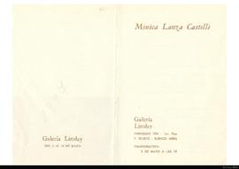 Catálogo de la exposición &quot;Mónica Lanza Castelli&quot;