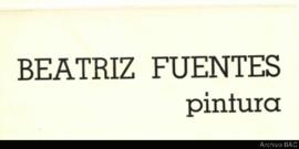 Folleto de la exposición &quot;Carmen V. de Fuentes Pondal (tapices)- Beatriz Fuentes (pintura)&q...