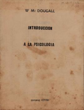 Ficha de cátedra &quot;Introducción a la Psicología, de W. McDougall&quot;