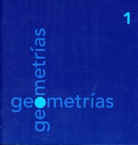 Catálogo de la exposición &quot;Geometrías 1&quot; realizada en la Galería RO