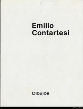 Folleto de la exposición &quot;Emilio Contartesi: dibujos&quot;