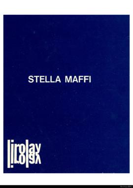Folleto de la exposición &quot;Stella Maffi: exposición de pinturas&gt;&quot;