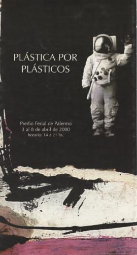 Folleto de la exposición &quot;Plástica por plásticos&quot; realizada en el Predio Ferial de Palermo