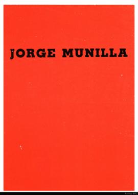 Catálogo de la exposición &quot;Jorge Munilla&quot;