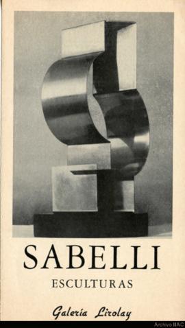 Catálogo de la exposición &quot;Sabelli: esculturas&quot;