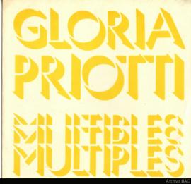 Folleto de la exposición &quot;Gloria Priotti: múltiples&quot;