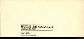 Invitación a la exposición &quot;Pinturas&quot; de Juan Pablo Renzi realizada en Galería Ruth Benzacar
