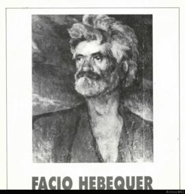 Catálogo de la exposición “Facio Hebequer&quot;
