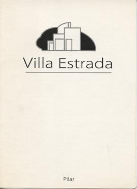 Invitación a la inauguración de la exposición &quot;Villa Estrada&quot; realizada en la Galería S...