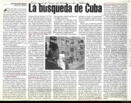 Artículo periodístico &quot;La búsqueda de Cuba&quot;