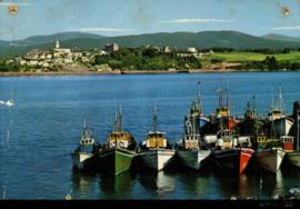 Tarjeta postal con paisaje de &quot;Castropol, Asturias&quot;