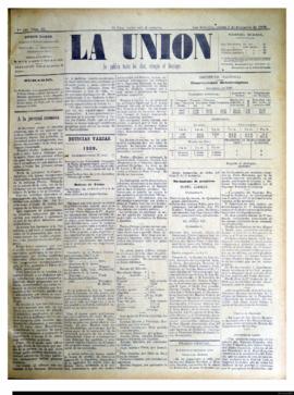 La Unión : diario de la mañana, año 1, no. 25