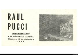 Catálogo de la exposición &quot;Raúl Pucci&quot;