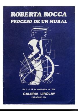 Afiche de exposición “Roberta Rocca. Proceso de un mural