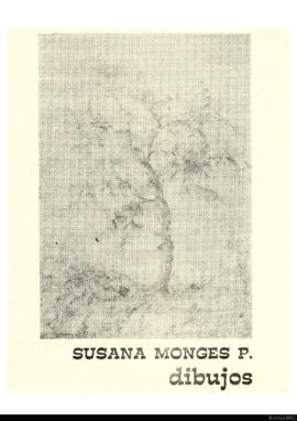Folleto de la exposición &quot;Susana Monges P.: dibujos&quot;