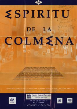 Afiche de la exposición &quot;Espíritu de la colmena&quot; realizada en el Centro Cultural Recoleta
