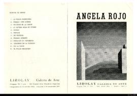 Catálogo de la exposición &quot;Ángela Rojo&quot;