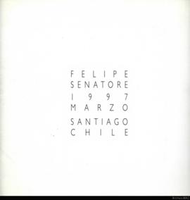 Catálogo de la exposición “Felipe Senatore&quot;