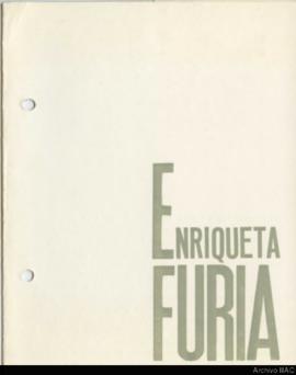 Catálogo de la exposición &quot;Enriqueta Furia&quot;