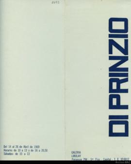 Catálogo de la exposición &quot;Di Prinzio&quot;