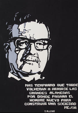 Afiche de Elga Romero [Salvador Allende]