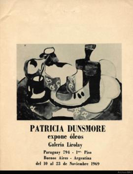 Catálogo de la exposición &quot;Patricia Dunsmore&quot;