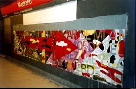 Mural Subte línea B, Estación Medrano