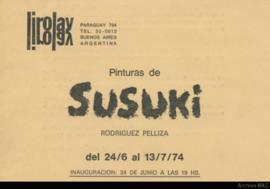 Catálogo de la exposición &quot;Pinturas de Susuki Rodríguez Pelliza&quot;