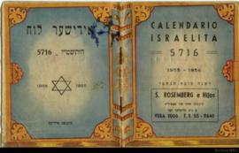 Calendario israelita del año 5716 (1955-1956)