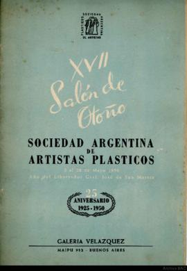Catálogo &quot;XVII Salón de Otoño&quot; organizado por la Sociedad Argentina de Artistas Plásticos