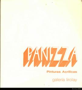 Folleto de la exposición &quot; Panizza: pinturas acrílicas&quot;