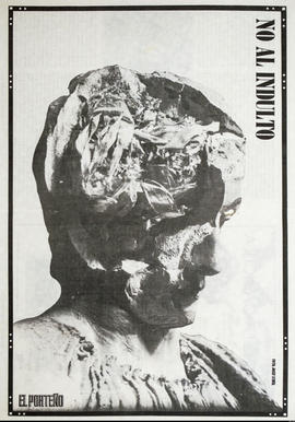 Afiche de la revista El Porteño &quot;No al indulto&quot;