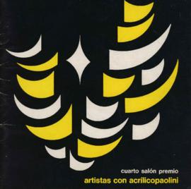Catálogo del &quot;Cuarto Salón Premio Artistas con Acrílicopaolini&quot; realizado en el Museo de Arte Moderno de Buenos Aires
