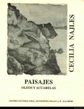 Catálogo de la exposición “Cecilia Najles: Paisajes&quot;