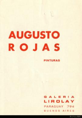 Catálogo de la exposición &quot;Augusto Rojas: pinturas&quot;