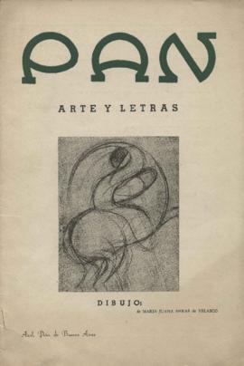 Revista &quot;PAN: Arte y Letras&quot;, año VI, no. 24