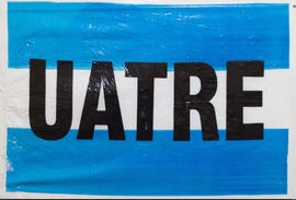 Afiche político de la Unión Argentina de Trabajadores Rurales y Estibadores &quot;UATRE&quot;