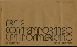 Catálogo de la exposición &quot;Arte contemporáneo latinoamericano&quot; realizada en el Centro d...