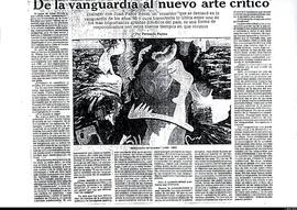 Entrevista de Fernando Farina a Juan Pablo Renzi titulada &quot;De la vanguardia al nuevo arte crítico&quot; (copia)